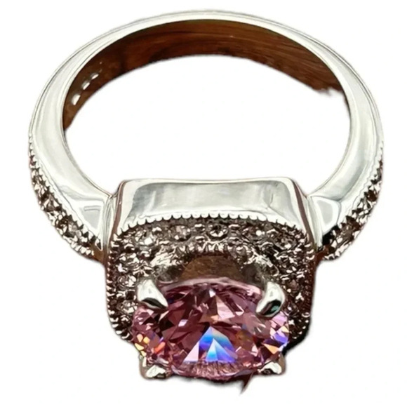 PINK ICE Retired Premier Designs Ring Size 8 NWT - Picture 8 of 13